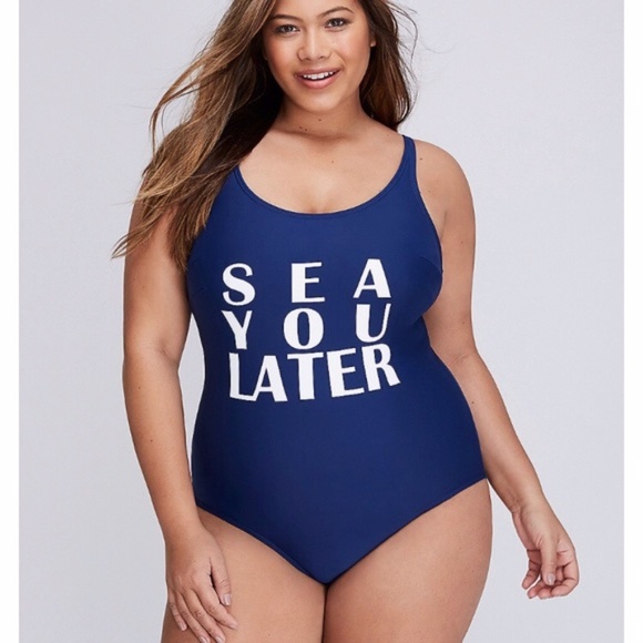 SOLD Cacique Lane Bryant  sea you later swimsu20 - Picture 2 of 11
